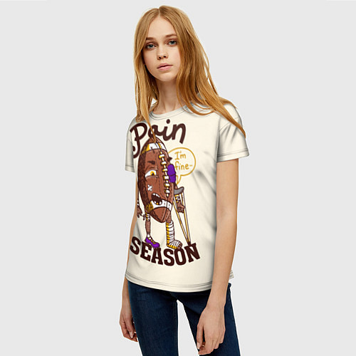 Женская футболка Сезон боли / 3D-принт – фото 3