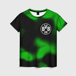 Футболка женская Borussia sport halftone, цвет: 3D-принт