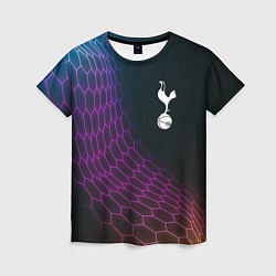 Футболка женская Tottenham футбольная сетка, цвет: 3D-принт