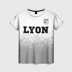 Футболка женская Lyon sport на светлом фоне посередине, цвет: 3D-принт