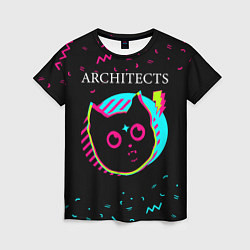 Футболка женская Architects - rock star cat, цвет: 3D-принт
