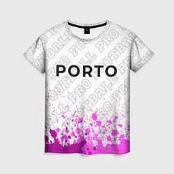 Футболка женская Porto pro football посередине, цвет: 3D-принт