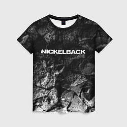 Футболка женская Nickelback black graphite, цвет: 3D-принт