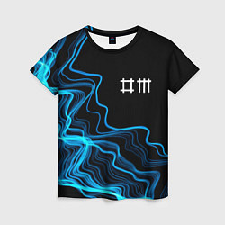 Футболка женская Depeche Mode sound wave, цвет: 3D-принт