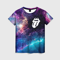 Футболка женская Rolling Stones space rock, цвет: 3D-принт