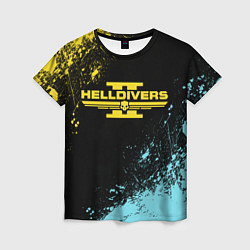 Женская футболка Helldivers 2: Skull Logo