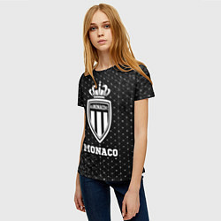 Футболка женская Monaco sport на темном фоне, цвет: 3D-принт — фото 2