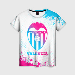 Футболка женская Valencia neon gradient style, цвет: 3D-принт