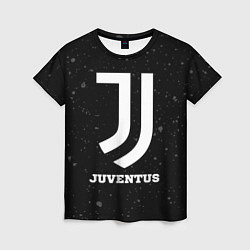 Футболка женская Juventus sport на темном фоне, цвет: 3D-принт