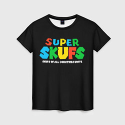 Футболка женская Super skufs, цвет: 3D-принт