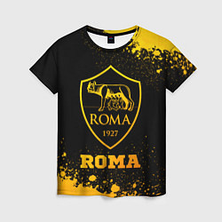 Футболка женская Roma - gold gradient, цвет: 3D-принт