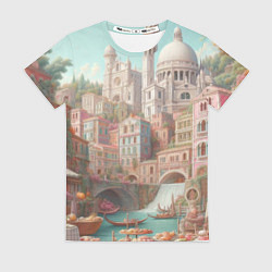 Футболка женская Город в восточном стиле, цвет: 3D-принт