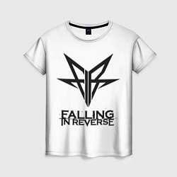 Футболка женская Falling in Reverse band logo, цвет: 3D-принт