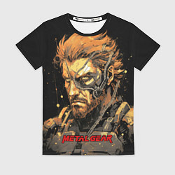 Футболка женская Веном Снейк Metal gear game, цвет: 3D-принт