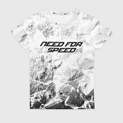 Женская футболка Need for Speed white graphite