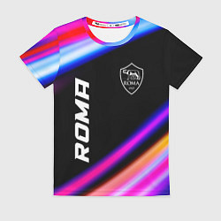 Футболка женская Roma speed game lights, цвет: 3D-принт