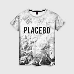Футболка женская Placebo white graphite, цвет: 3D-принт