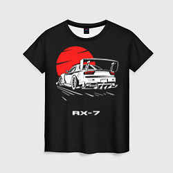 Футболка женская Mazda RX-7, цвет: 3D-принт