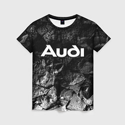 Футболка женская Audi black graphite, цвет: 3D-принт