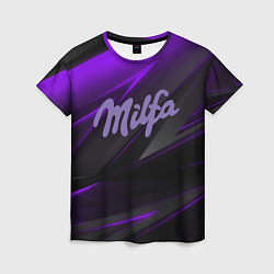 Футболка женская Milfa milka style, цвет: 3D-принт