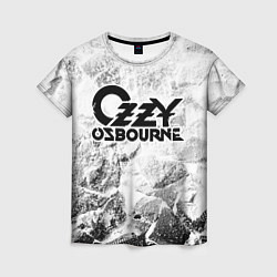 Футболка женская Ozzy Osbourne white graphite, цвет: 3D-принт