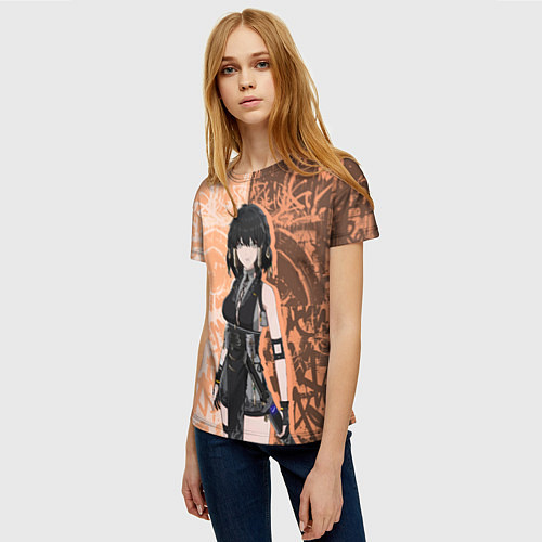 Женская футболка Грозовые волны - Ровер / 3D-принт – фото 3