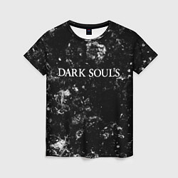 Футболка женская Dark Souls black ice, цвет: 3D-принт