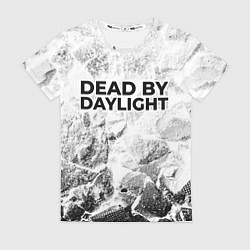 Футболка женская Dead by Daylight white graphite, цвет: 3D-принт