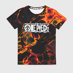 Футболка женская One Piece red lava, цвет: 3D-принт