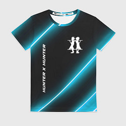 Футболка женская Hunter x Hunter неоновые лампы, цвет: 3D-принт