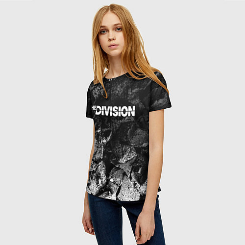 Женская футболка The Division black graphite / 3D-принт – фото 3