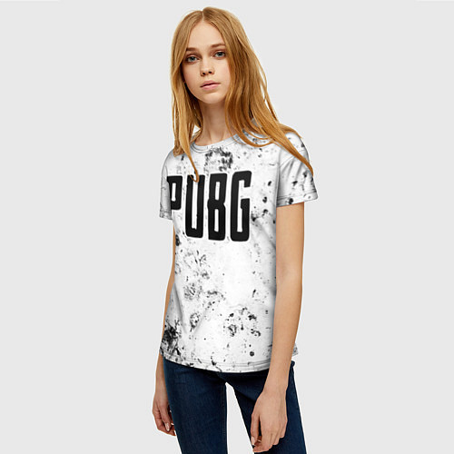 Женская футболка PUBG dirty ice / 3D-принт – фото 3