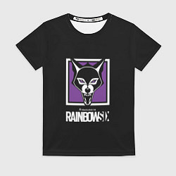 Футболка женская Rainbow six logo ubisoft, цвет: 3D-принт