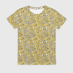 Футболка женская Человечки в шляпе, цвет: 3D-принт