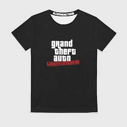 Футболка женская Либерти сити гта, цвет: 3D-принт