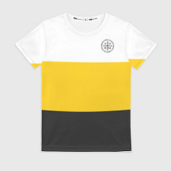 Футболка женская За веру царя и святую триединую Русь НИКА на узорн, цвет: 3D-принт