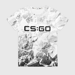 Футболка женская Counter Strike white graphite, цвет: 3D-принт