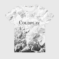 Футболка женская Coldplay white graphite, цвет: 3D-принт