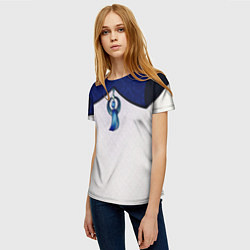Футболка женская Лунная подвеска, цвет: 3D-принт — фото 2