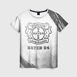 Футболка женская Bayer 04 - white gradient, цвет: 3D-принт