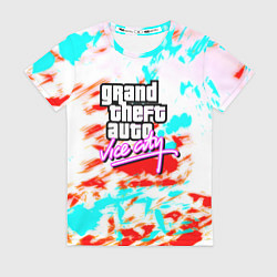 Футболка женская GTA vice city clors, цвет: 3D-принт