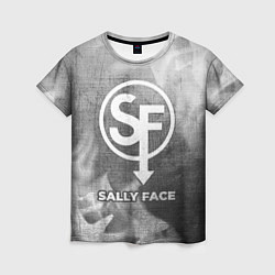 Футболка женская Sally Face - grey gradient, цвет: 3D-принт