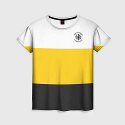 Футболка женская Мы русские с нами Бог НИКА 2 черная патриоты, цвет: 3D-принт