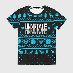 Футболка женская Undertale rpg winter, цвет: 3D-принт