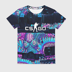Женская футболка CS GO neon blob