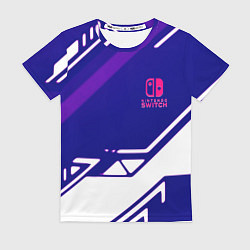 Женская футболка Нинтендо геометрия киберспорт