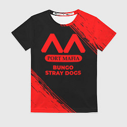Футболка женская Bungo Stray Dogs - red gradient, цвет: 3D-принт