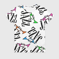 Женская футболка Just jazz in color