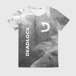 Футболка женская Deadlock - grey gradient вертикально, цвет: 3D-принт