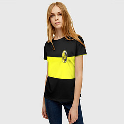 Футболка женская Янг бойс полоса, цвет: 3D-принт — фото 2